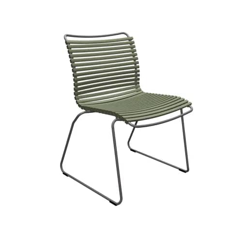 Houe Click Dining Chair | Olive Green Lamellas