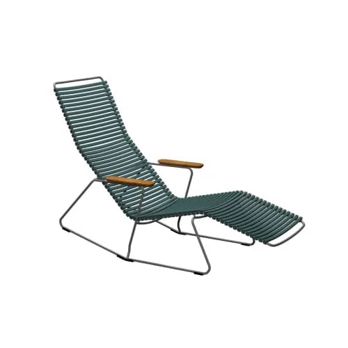 Houe Click Sun Rocker | Pine Green Lamellas