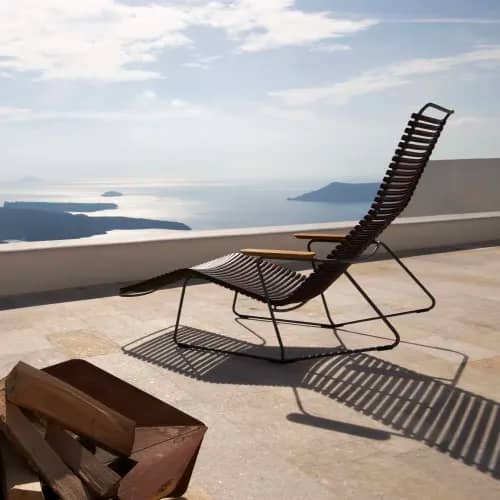 Houe Click Sun Rocker | Black Lamellas