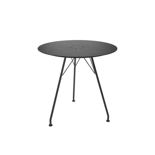 Houe Circum 29" Round Bistro Table | Black Aluminum Top