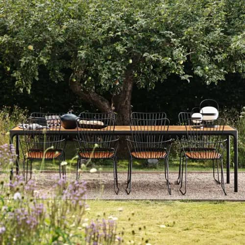 Houe Paon Dining Chairs | Four 106" Dining Table