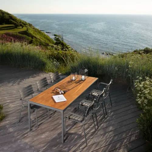 Houe ReCLIPS Dining Armchairs | Four 83" Dining Table