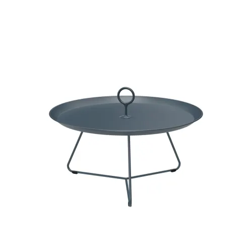 Houe Eyelet 28" Tray Table | Midnight Blue Aluminum Frame