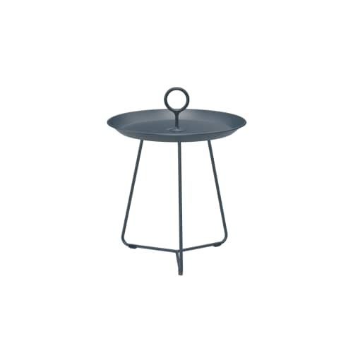Houe Eyelet 17" Tray Table | Midnight Blue Aluminum Frame