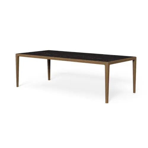 Elegant Black Table Top | Smoke Teak Wood
