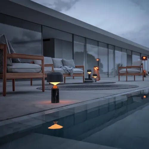 Gloster Ambient Outdoor Lighting | Saranac Lounge Collection