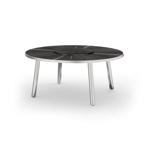 MAMAGREEN Meika 71" Round Dining Table | Frame: SS 304 | Tabletop: HPL, Slate