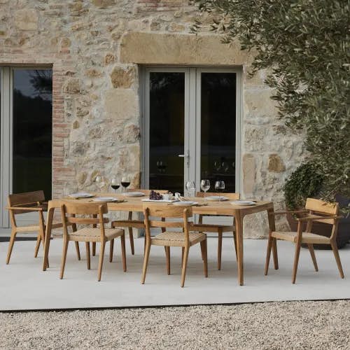 Paralel Dining Chairs & 89" Dining Table