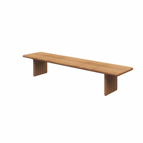 Gloster Deck Large Sofa Table | Fame: Natural Finish Teak | Top: Natural Finish Teak