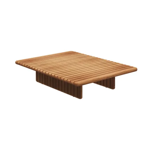 Gloster Deck Coffee Table | Fame: Natural Finish Teak | Top: Natural Finish Teak