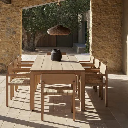 POINT Kubik 102" Dining Table and Dining Armchair