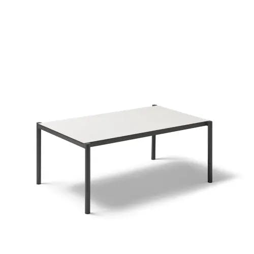 POINT Origin 63" Dining Table | Gunmetal Grey Aluminum Frame