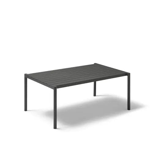 POINT Origin 63" Dining Table | Gunmetal Grey Aluminum Frame