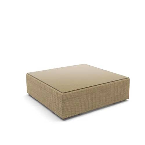 DEDON Lounge Coffee Table | Fiber: Bleach