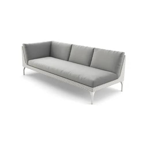 Woven Fiber Mystique Dusk | Frame Powder Coated Aluminum Lipari | Cushions Included