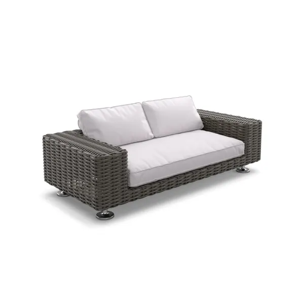 Wicker Weaving DEDON Fiber Silt | Cushion LINEN Off White