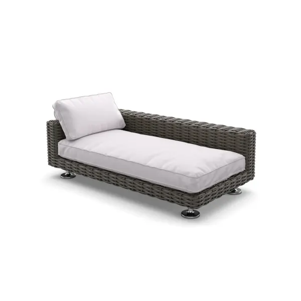 Wicker Weaving DEDON Fiber Silt | Cushion LINEN Off White