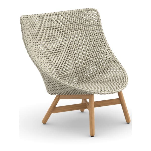 Woven Wicker DEDON Fiber Sea Salt | Teak Base