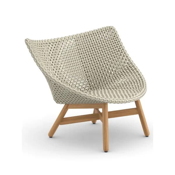 Woven Wicker DEDON Fiber Sea Salt | Teak Base