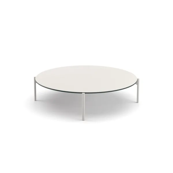 Frame: Powder-Coated Aluminum, Lipari | Tabletop: HPL, Lipari 2.0