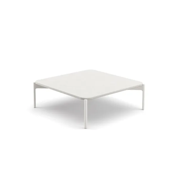 Frame: Powder-Coated Aluminum Lipari | Tabletop: Mineral Composite, Talc