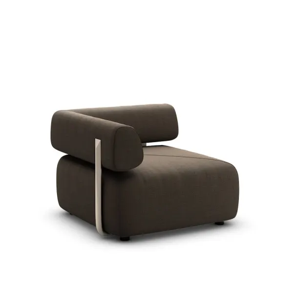 Frame Powder-Coated Aluminum Lipari | Upholstery Fabric LINEN Umbra