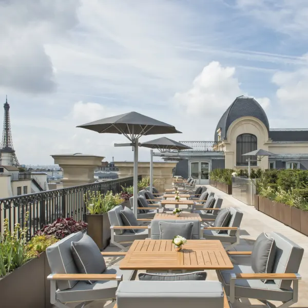 Umbrosa Paraflex 9'10" Mono Umbrella | Solidum, Grey Fabric