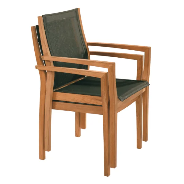 Barlow Tyrie Horizon Stacking Armchair (Sling, Charcoal)