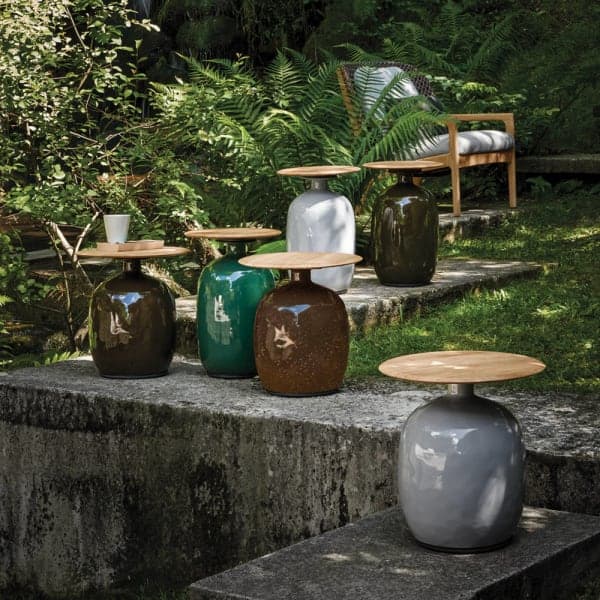 Gloster Blow 14" High Side Table | Blow 17" Low Side Table