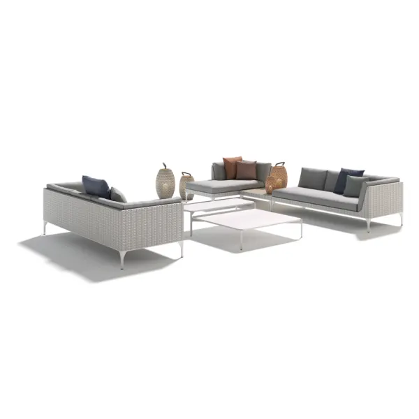 DEDON MU Modular Lounge Seating | IZON Coffee Tables | DALA Lanterns