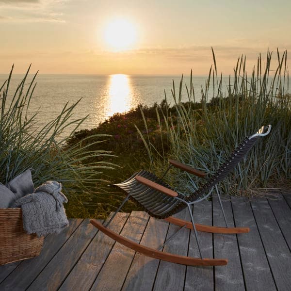 Houe Click Rocking Chair | Black Lamellas