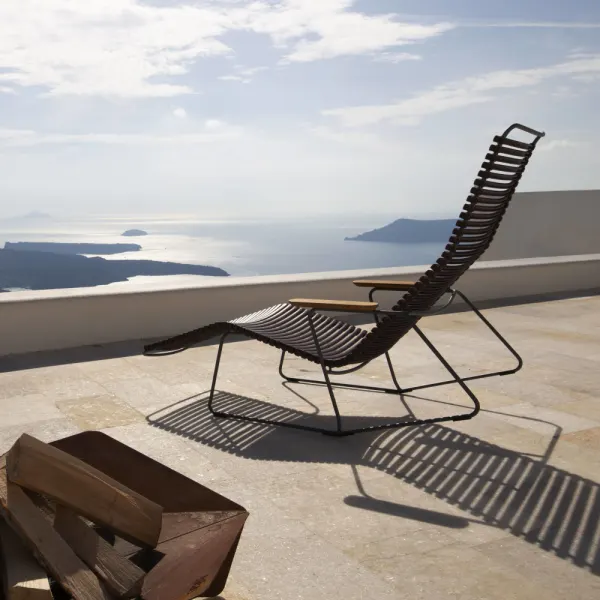 Houe Click Sun Rocker | Black Lamellas