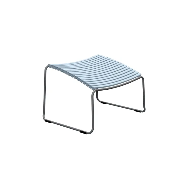 Houe Click Footrest | Dusty Light Blue Lamellas
