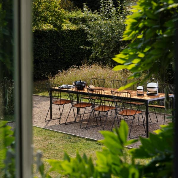 Houe Paon Dining Chairs | Four 106" Dining Table