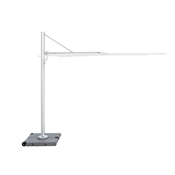 Side View: European Side Arm Solo | Square | 90° Straight