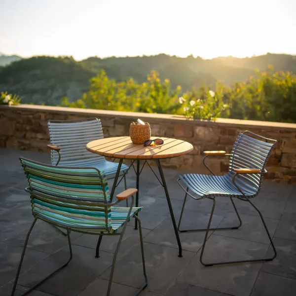 Houe Click Dining Armchair | Circum 29" Round Bistro Table