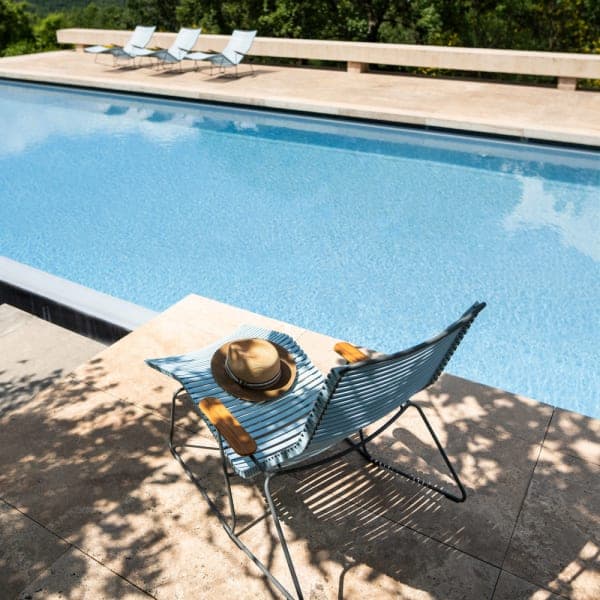 Houe Click Sun Rocker | Dusty Light Blue Lamellas