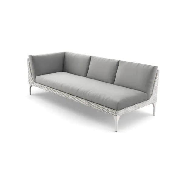 Woven Fiber Mystique Dusk | Frame Powder Coated Aluminum Lipari | Cushions Included