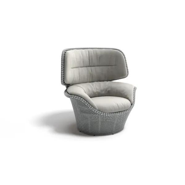 DEDON SEASHELL GRAND Wing Chair | Fiber: Seaside