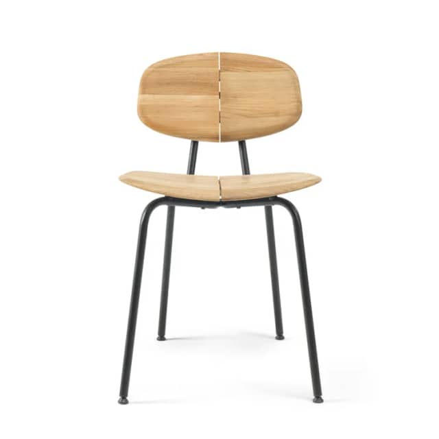 Frame Natural Teak and Metal Sepia Black