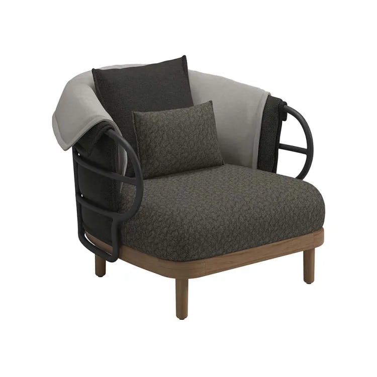 Dune Lounge Chair With Fabric Combination #1