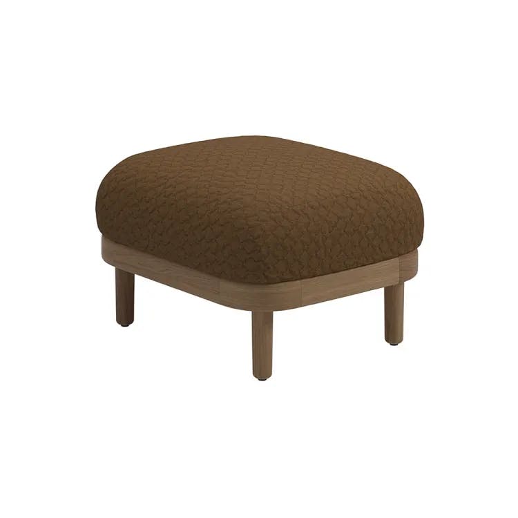 Dune Ottoman With Wave Russet Cushion Fabric (to match fabric combination #3)