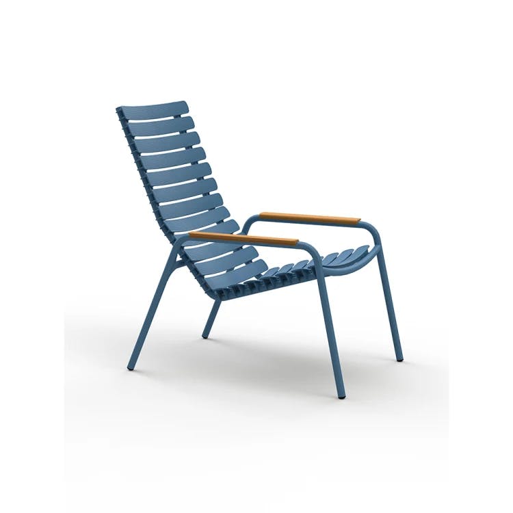 Sky Blue with Bamboo Armrests