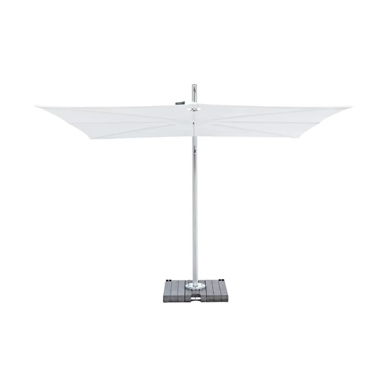 Front View: European Side Arm Solo | Square | 90° Straight