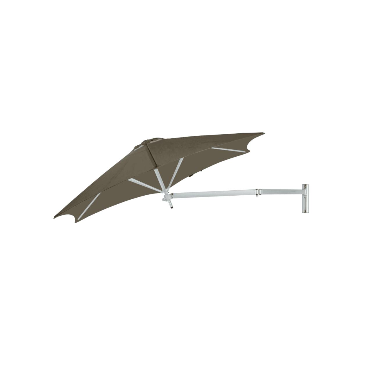 Umbrosa Paraflex 8'10" Wall Mount Umbrella | Solidum, Taupe