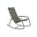 Houe ReCLIPS Dining Chair | Olive Green Lamellas with Monochrome Aluminum Armrests
