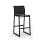 MAMAGREEN Allux Bar Chair | Frame: Powder-Coated Aluminum, Black
