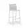 MAMAGREEN Allux Bar Chair | Frame: Powder-Coated Aluminum, White