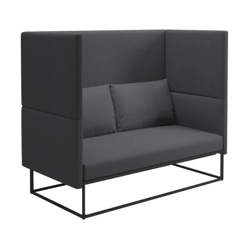 Frame: Powder-Coated Aluminum, Meteor | Seat & Sling Fabric: Cameron Anthracite & Anthracite