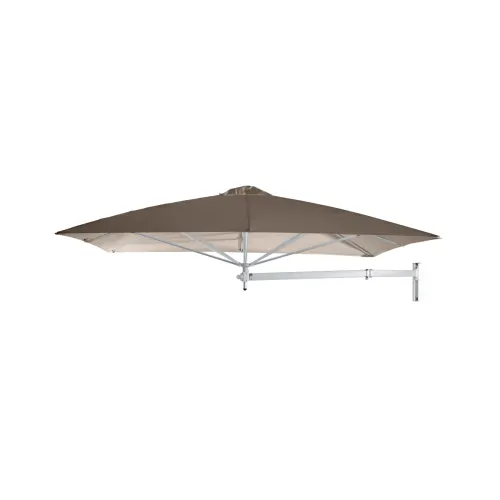 Umbrosa Paraflex 7'6" Wall Mount Umbrella | Solidum, Taupe